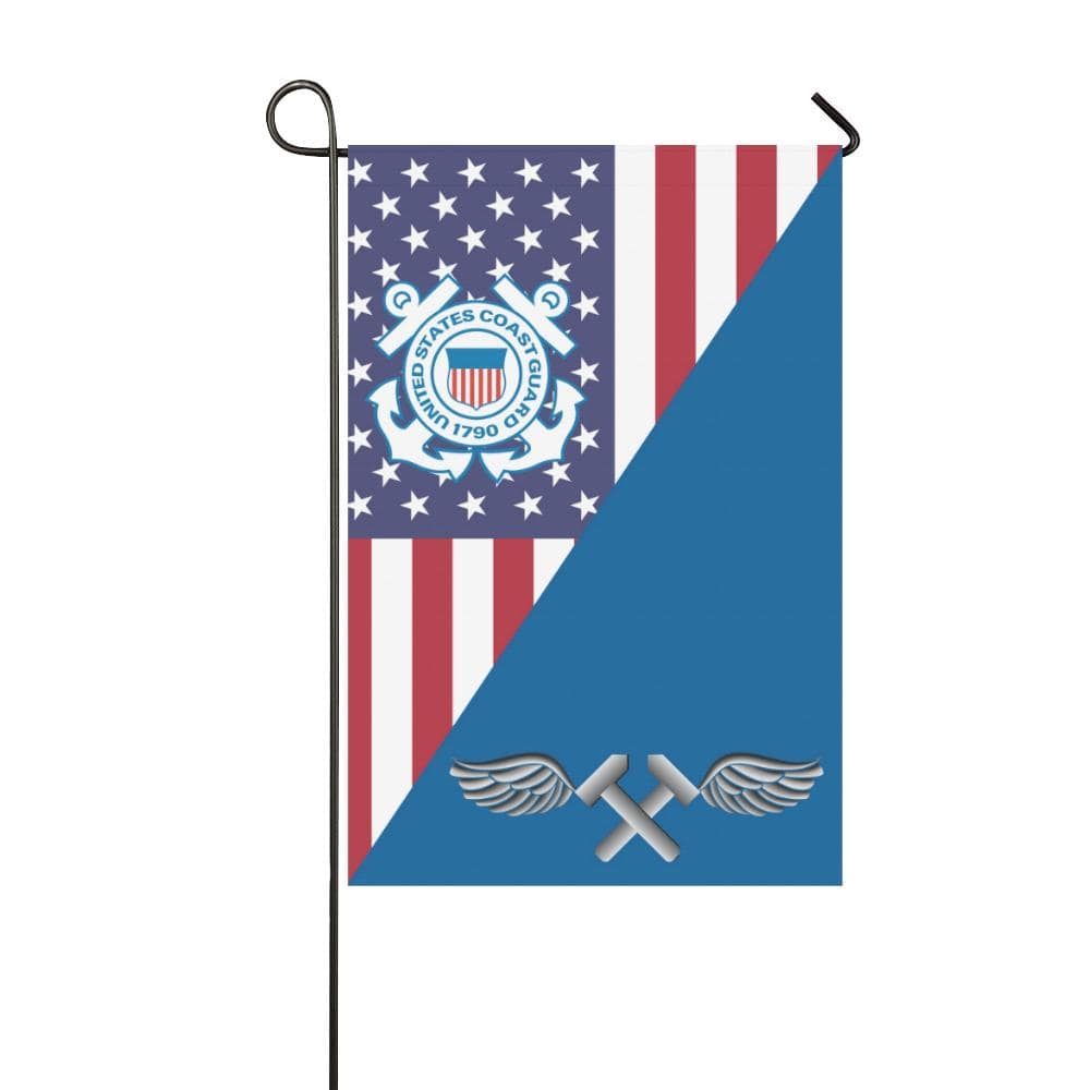 US Coast Guard Aviation Metalsmith AM Garden Flag/Yard Flag 12 inches x 18 inches-GDFlag-USCG-Rate-Veterans Nation