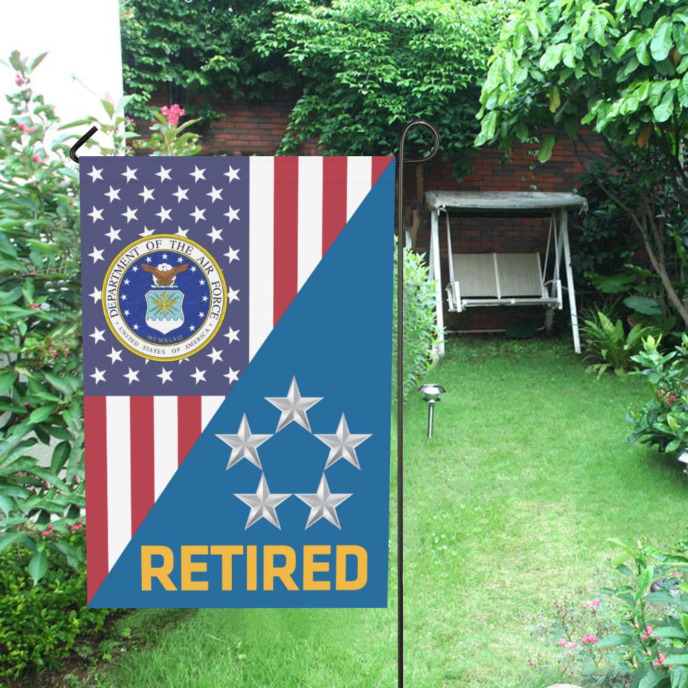 US Air Force O-10 General of the Air Force GAF O10 Retired House Flag 28 inches x 40 inches Twin-Side Printing-HouseFlag-USAF-Ranks-Veterans Nation