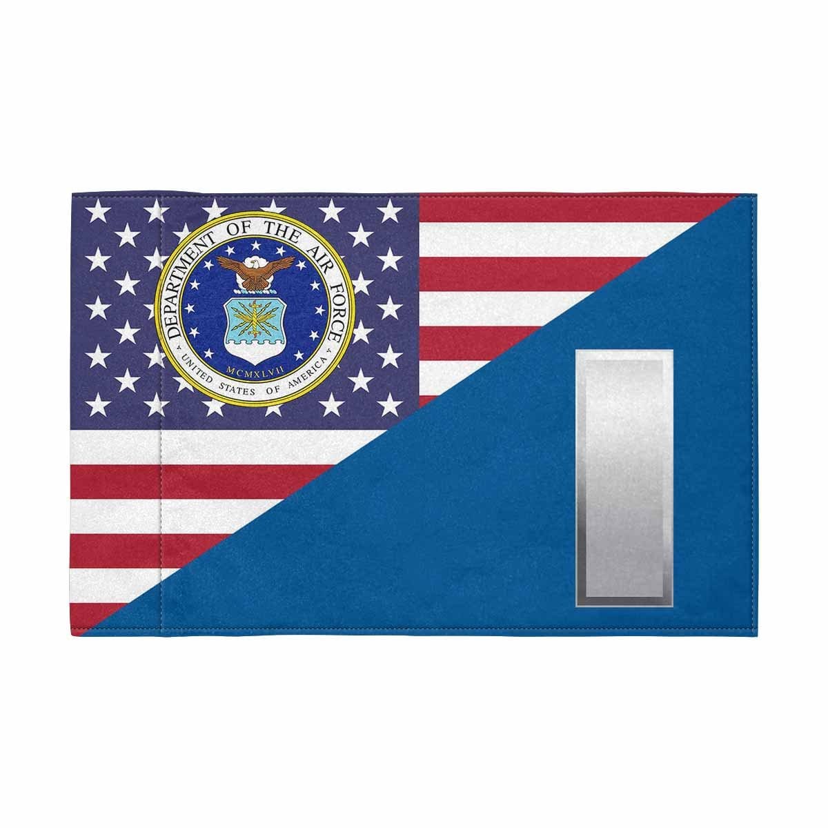 US Air Force O-2 Motorcycle Flag 9" x 6" Twin-Side Printing D01-MotorcycleFlag-USAF-Veterans Nation