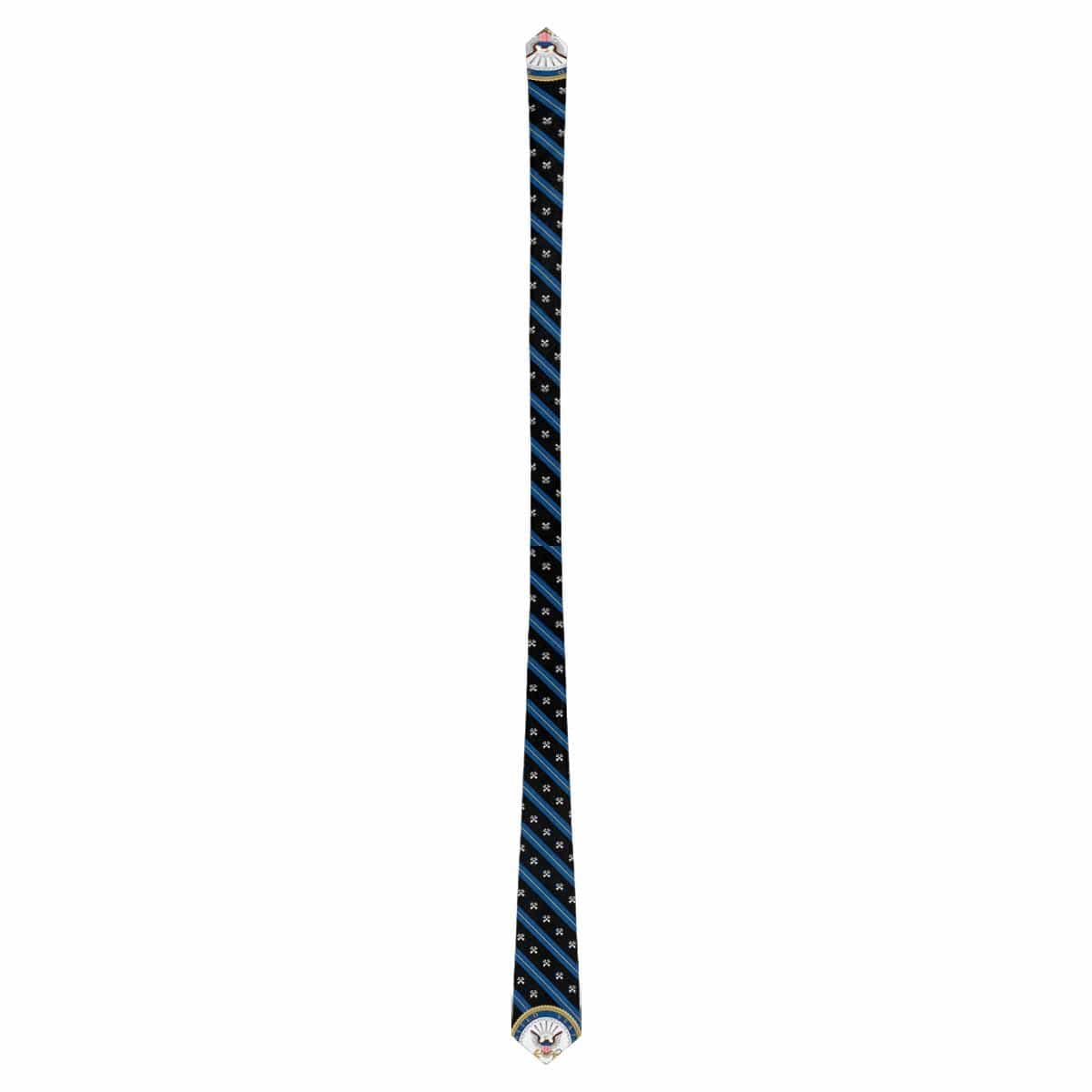 US Navy Logistics specialist Navy LS Classic Necktie (Two Sides)-Necktie-Navvy-Rate-Veterans Nation