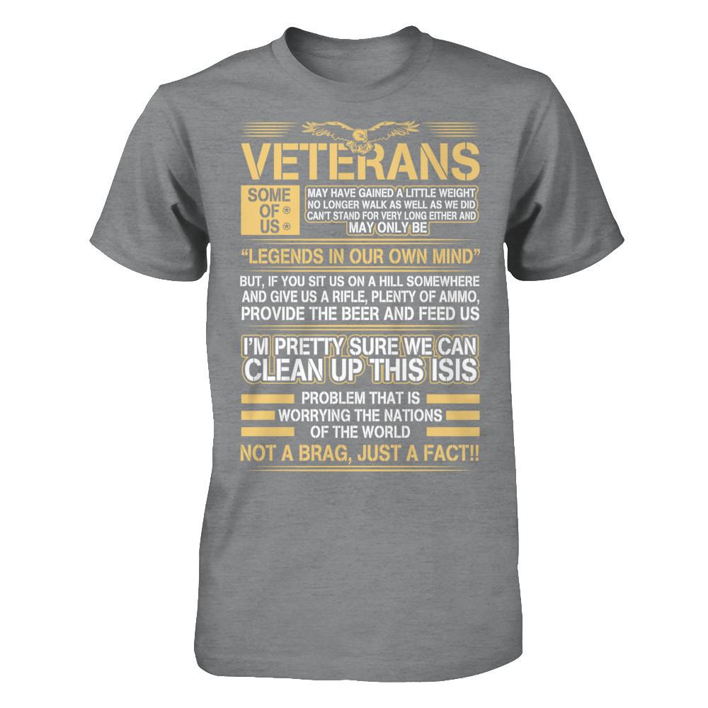 Military T-Shirt "Veteran - Legend In Our Mind"-TShirt-General-Veterans Nation