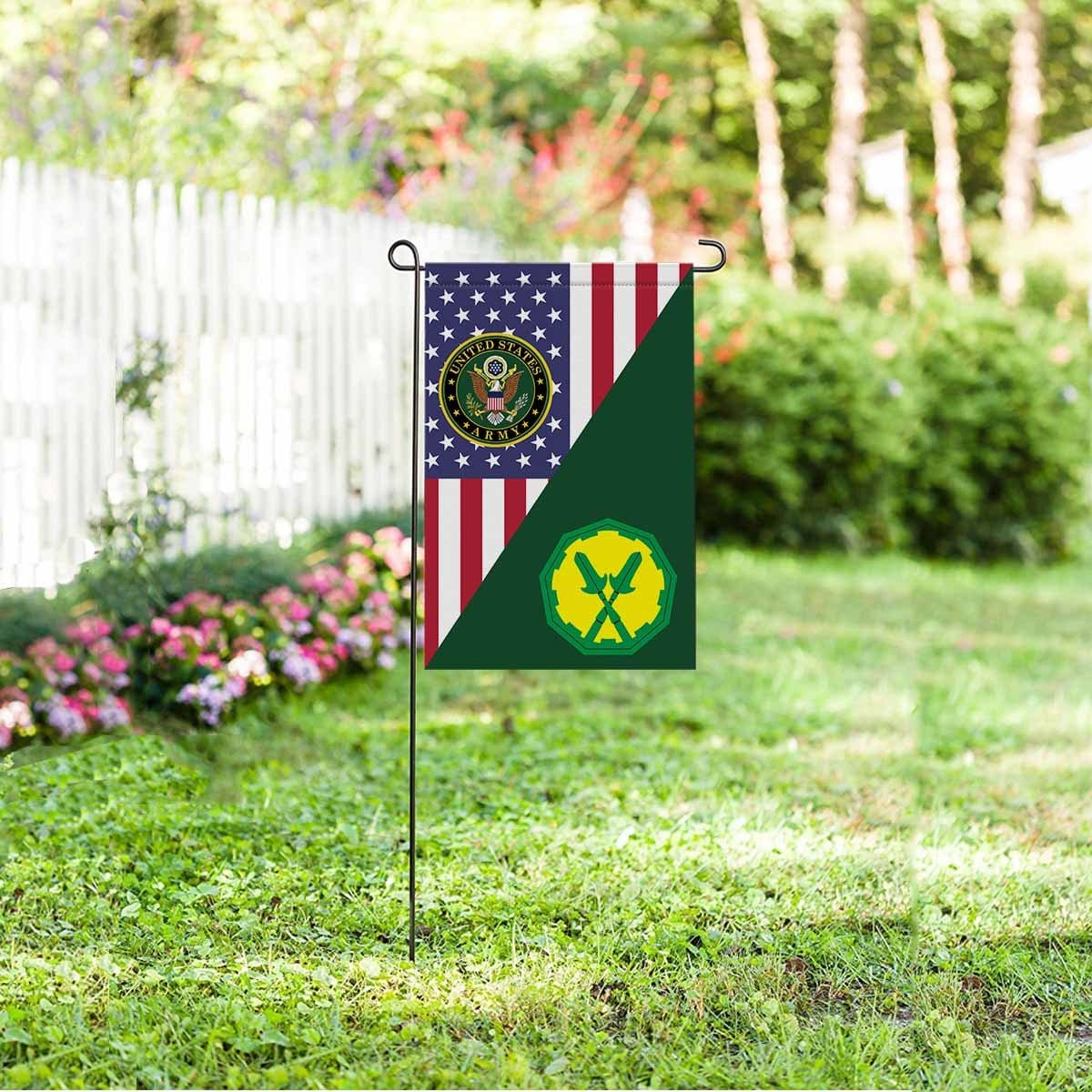 US ARMY 290TH MILITARY POLICE BRIGADE Garden Flag/Yard Flag 12 inches x 18 inches Twin-Side Printing-GDFlag-Army-CSIB-Veterans Nation