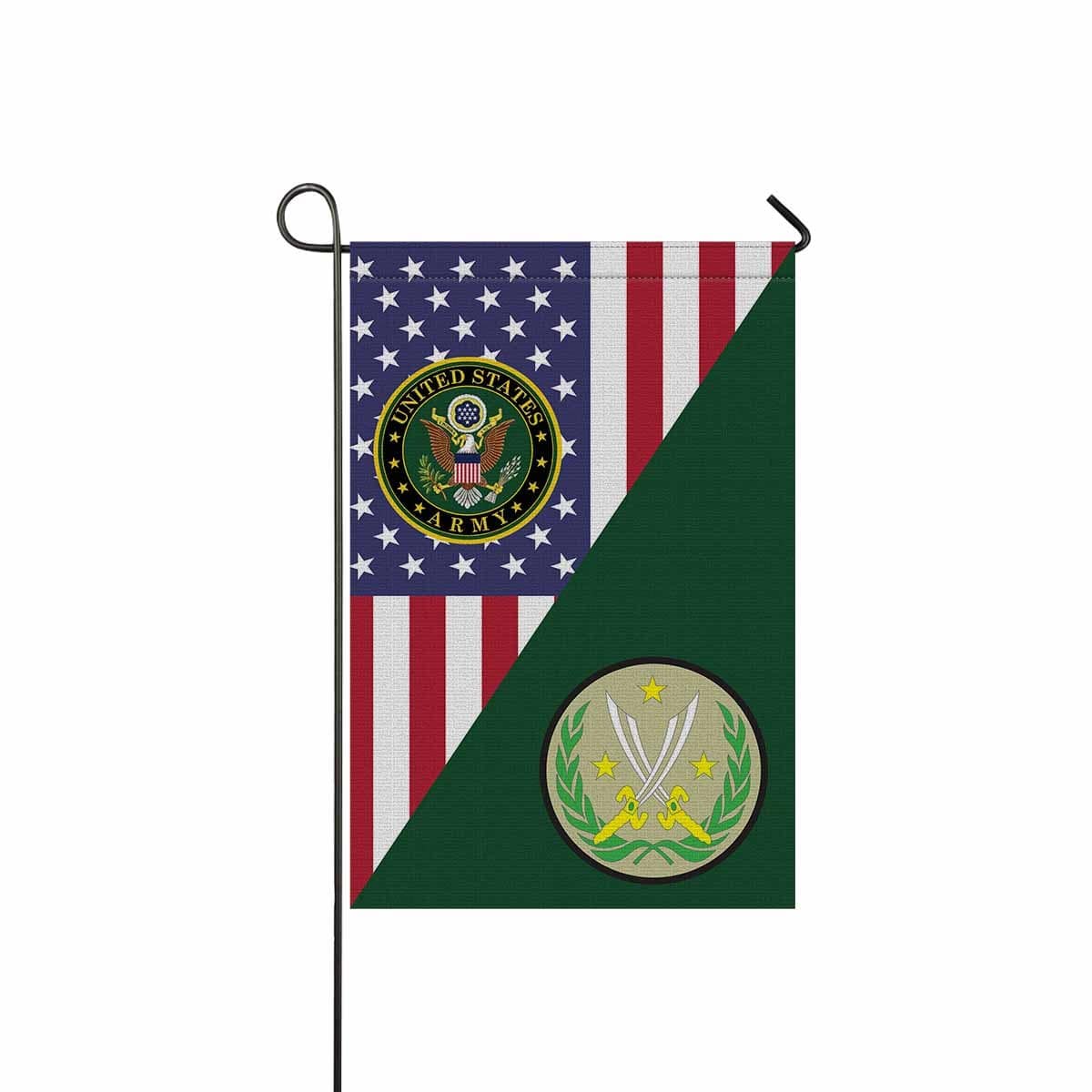 US ARMY CSIB COMBINED JOINT TASK FORCE - OPERATION INHERENT RESOLVE Garden Flag/Yard Flag 12 inches x 18 inches Twin-Side Printing-GDFlag-Army-CSIB-Veterans Nation