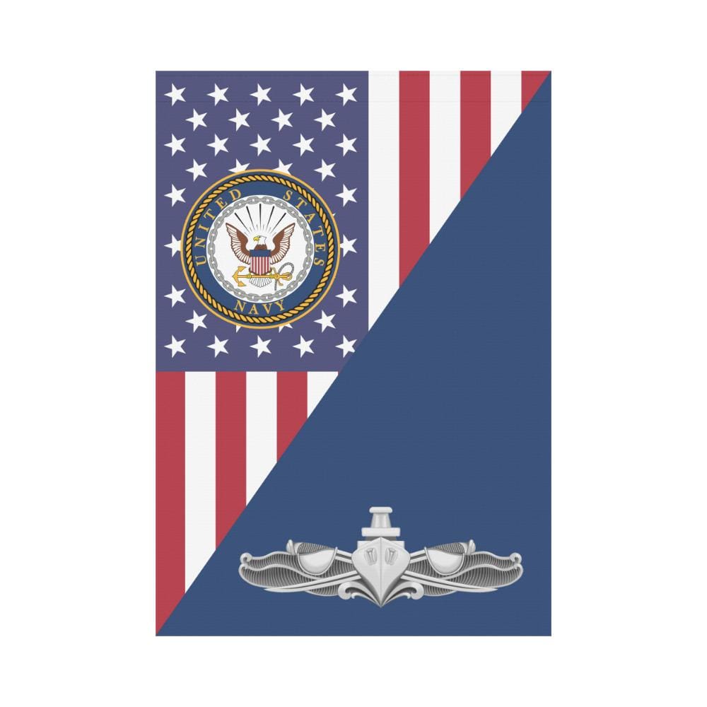 US Navy Surface Warfare Enlisted Badge House Flag 28 inches x 40 inches Twin-Side Printing-HouseFlag-Navy-Badge-Veterans Nation