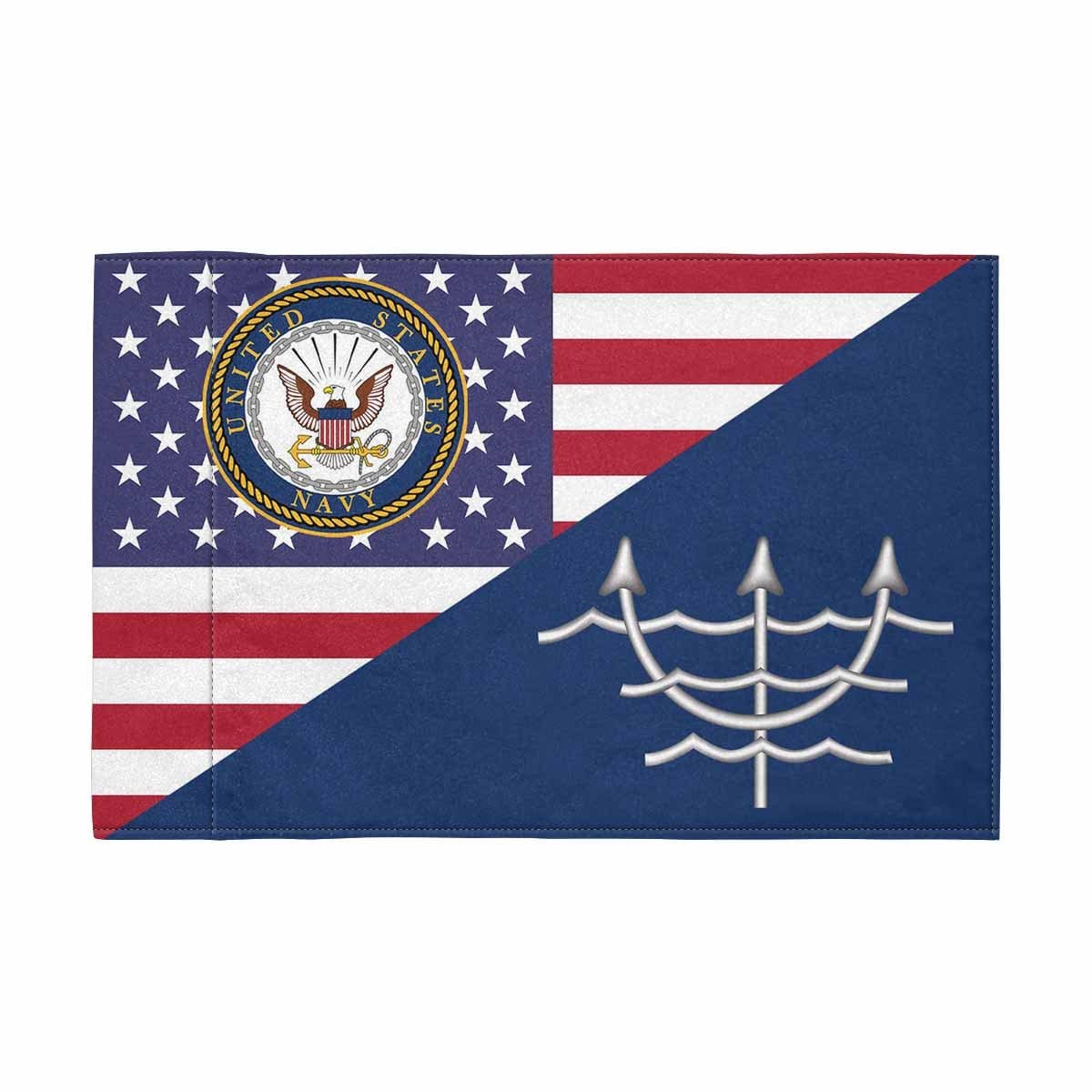 US Navy Ocean Systems Technician Navy OT Motorcycle Flag 9" x 6" Twin-Side Printing D01-MotorcycleFlag-Navy-Veterans Nation