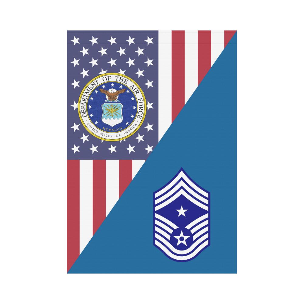 US Air Force E-9 Command Chief Masterergeant CCM House Flag 28 inches x 40 inches Twin-Side Printing-HouseFlag-USAF-Ranks-Veterans Nation