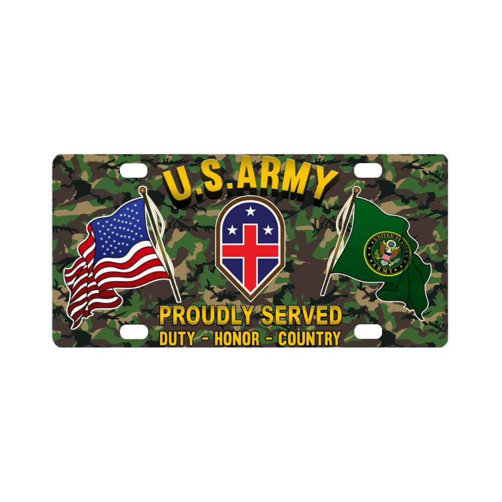 US ARMY 332 MEDICAL BRIGADE- Classic License Plate-LicensePlate-Army-CSIB-Veterans Nation