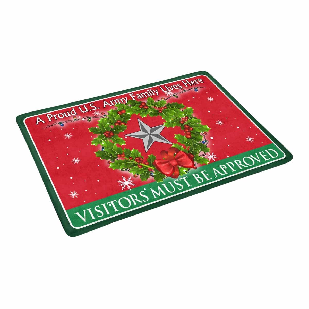 US Army O-7 Brigadier General O7 BG General Officer Ranks - Visitors must be approved Christmas Doormat-Doormat-Army-Ranks-Veterans Nation