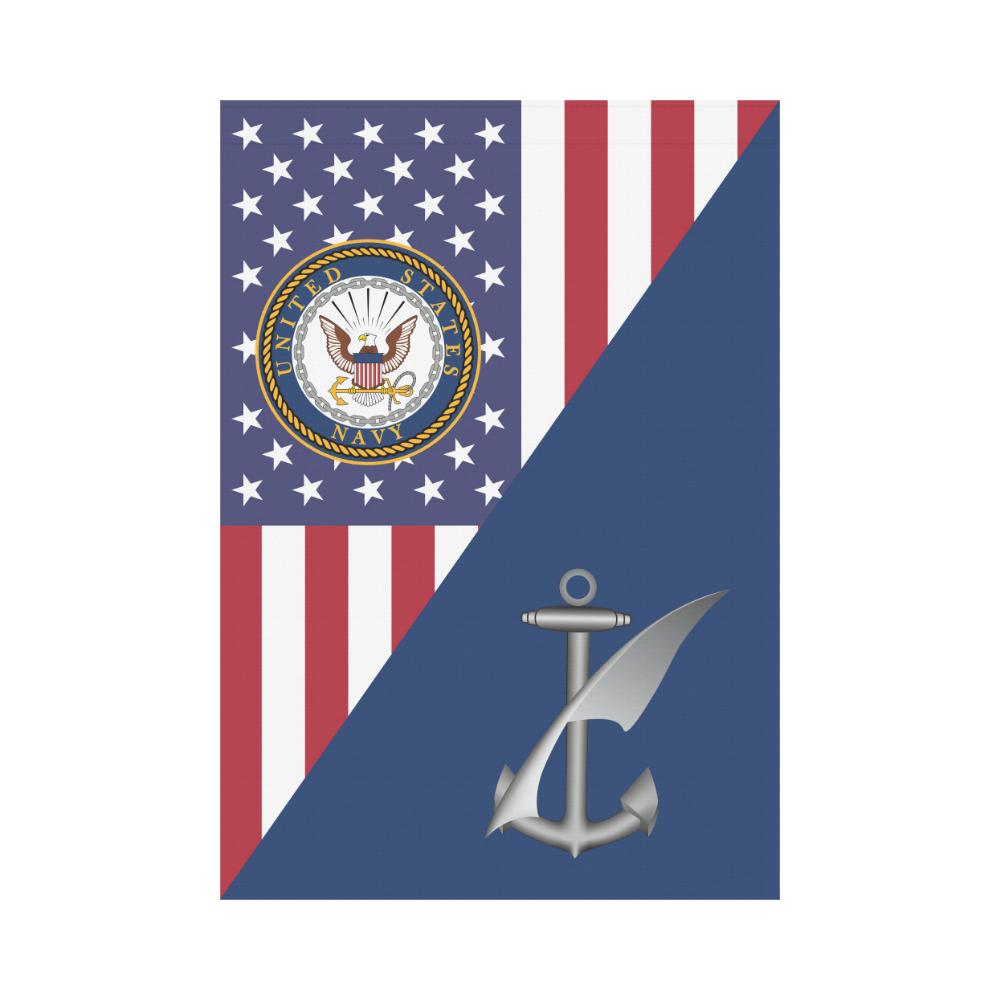 US Navy Counselor Navy NC House Flag 28 inches x 40 inches Twin-Side Printing-HouseFlag-Navy-Rate-Veterans Nation