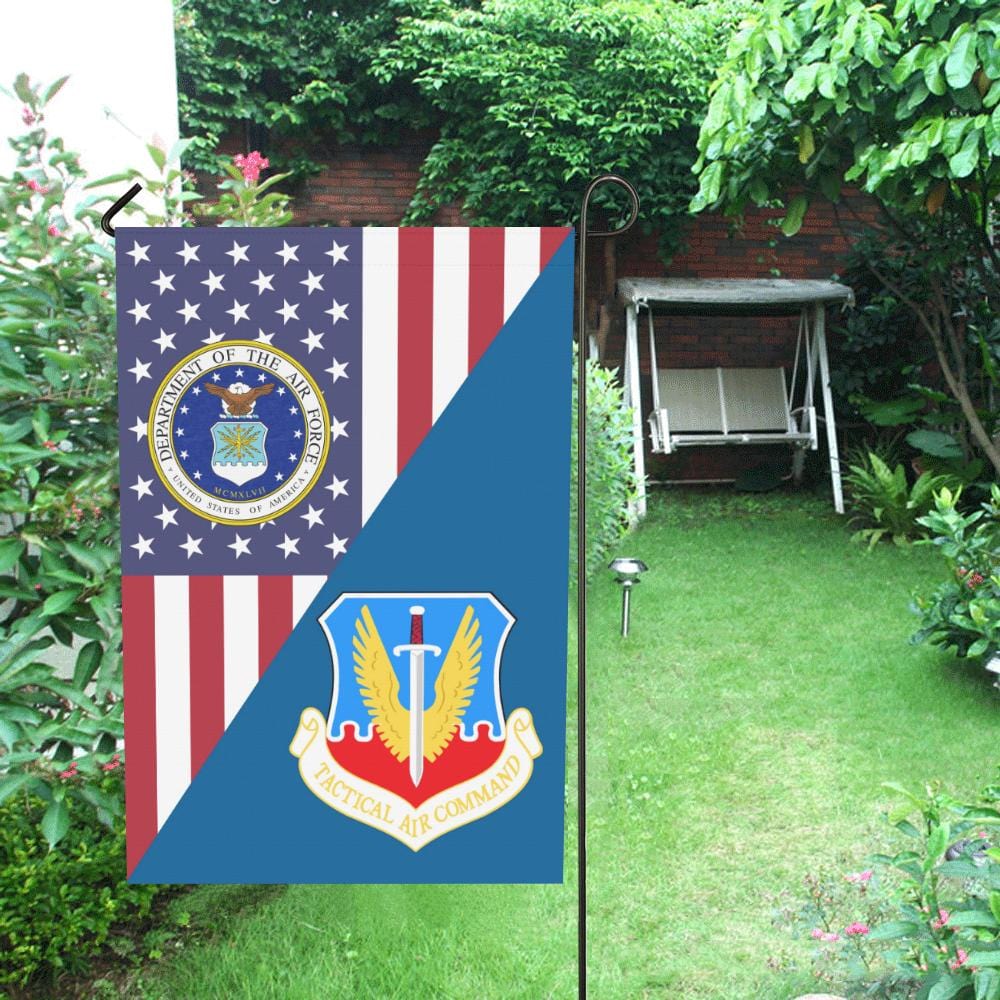 US Air Force Tactical Air Command House Flag 28 inches x 40 inches Twin-Side Printing-HouseFlag-USAF-Shield-Veterans Nation