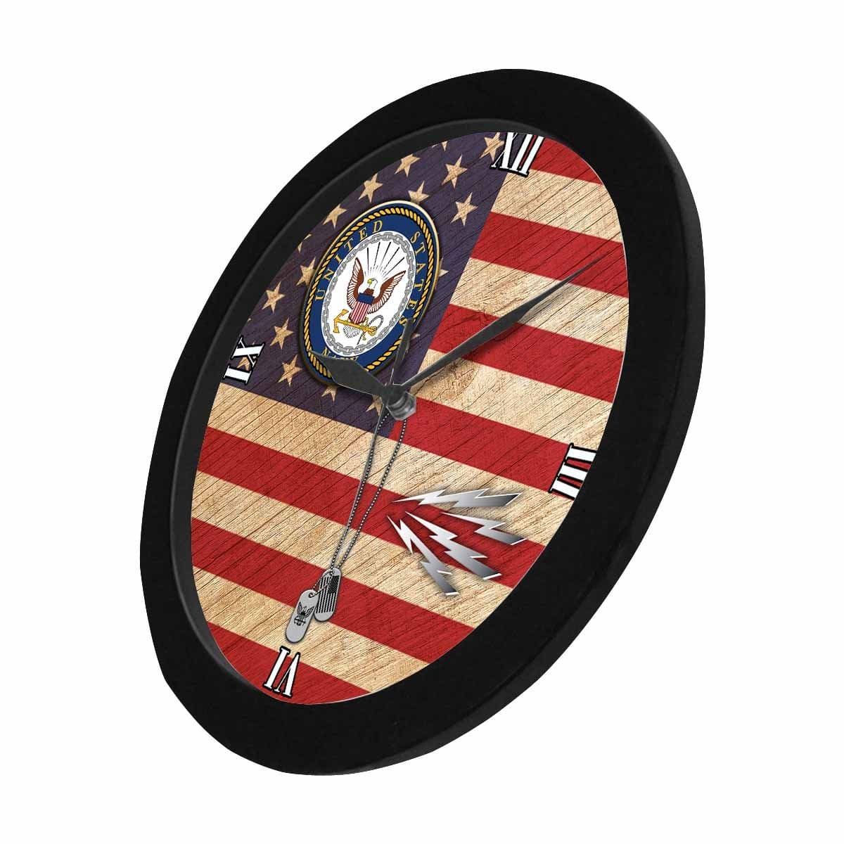 US Navy Radioman Navy RM Wall Clock-WallClocks-Navy-Rate-Veterans Nation