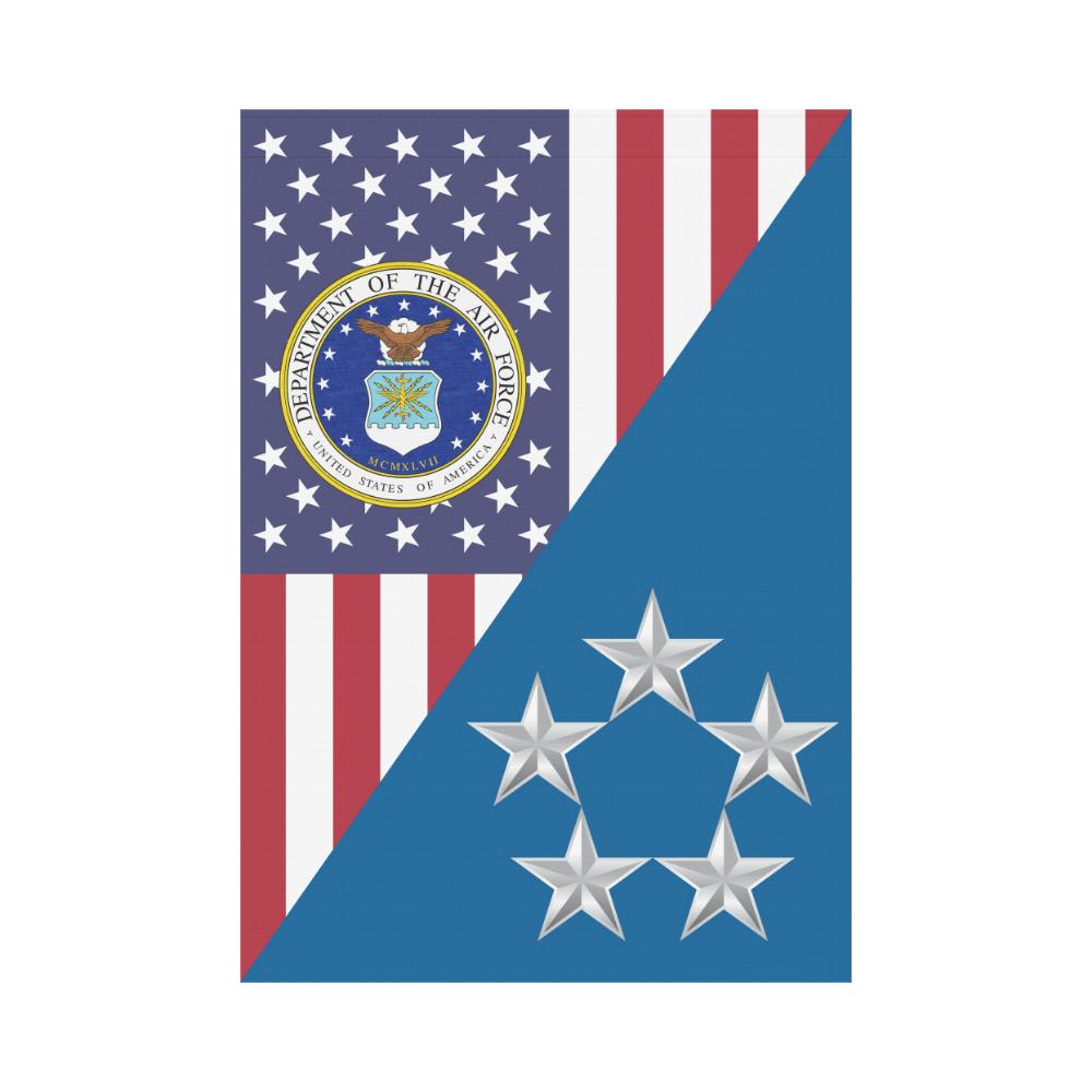 US Air Force O-10 General of the Air Force GAF O10 House Flag 28 inches x 40 inches Twin-Side Printing-HouseFlag-USAF-Ranks-Veterans Nation