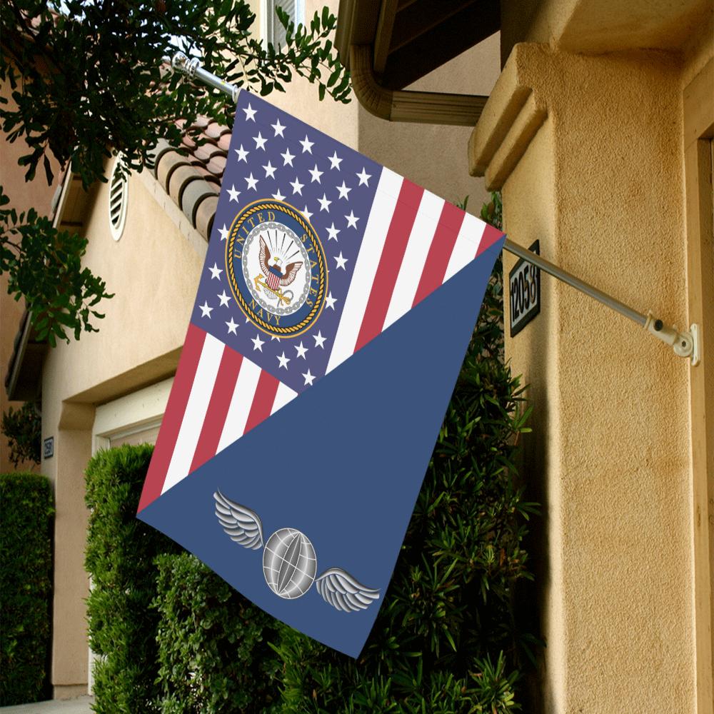 US Navy Aviation Electricians Mate Navy AE House Flag 28 inches x 40 inches Twin-Side Printing-HouseFlag-Navy-Rate-Veterans Nation