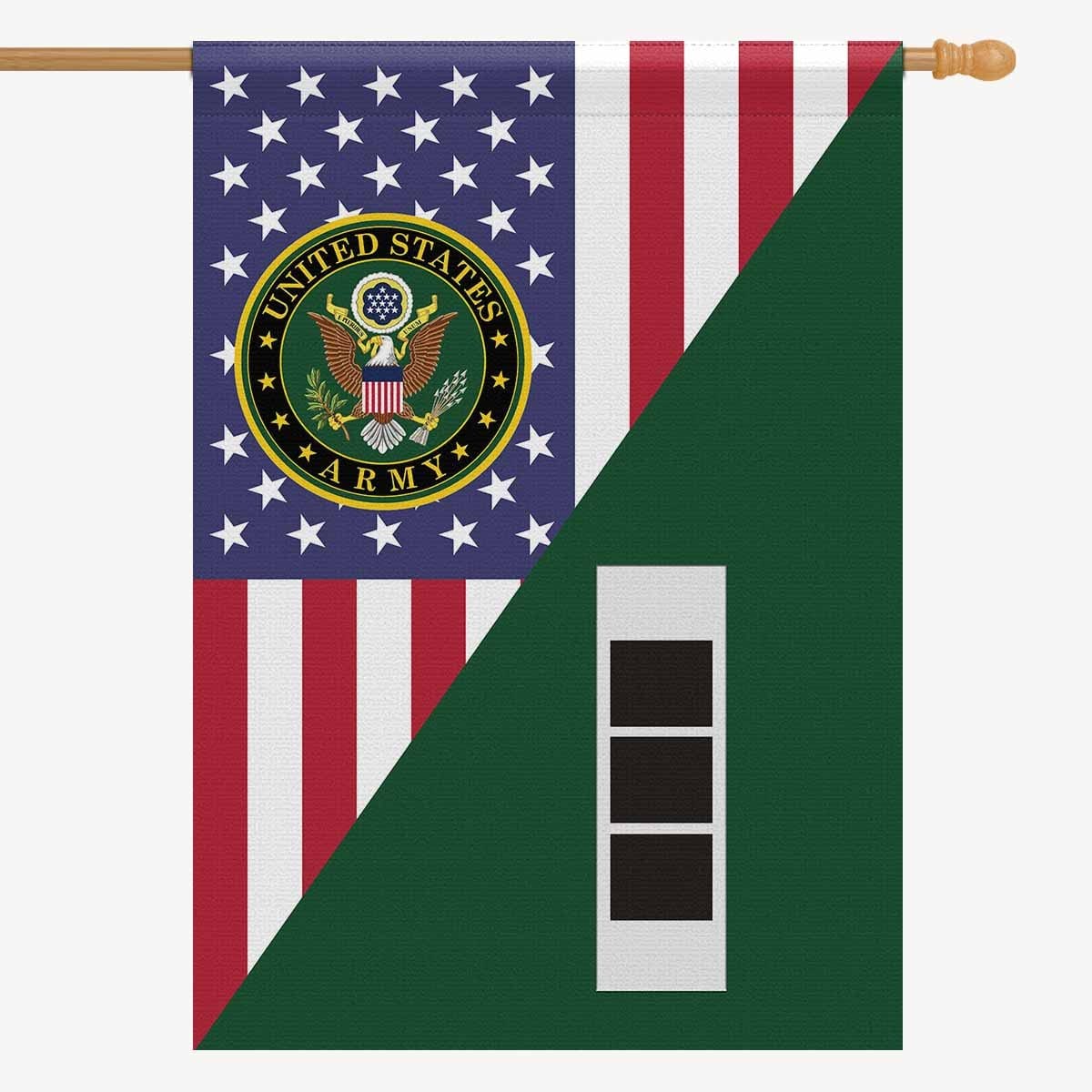 US Army W-3 Chief Warrant Officer 3 House Flag 28 Inch x 40 Inch 2-Side Printing-HouseFlag-Army-Ranks-Veterans Nation