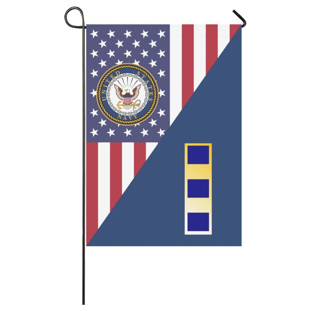 US Navy W-2 Chief Warrant Officer 2 W2 CW2 House Flag 28 inches x 40 inches Twin-Side Printing-HouseFlag-Navy-Officer-Veterans Nation