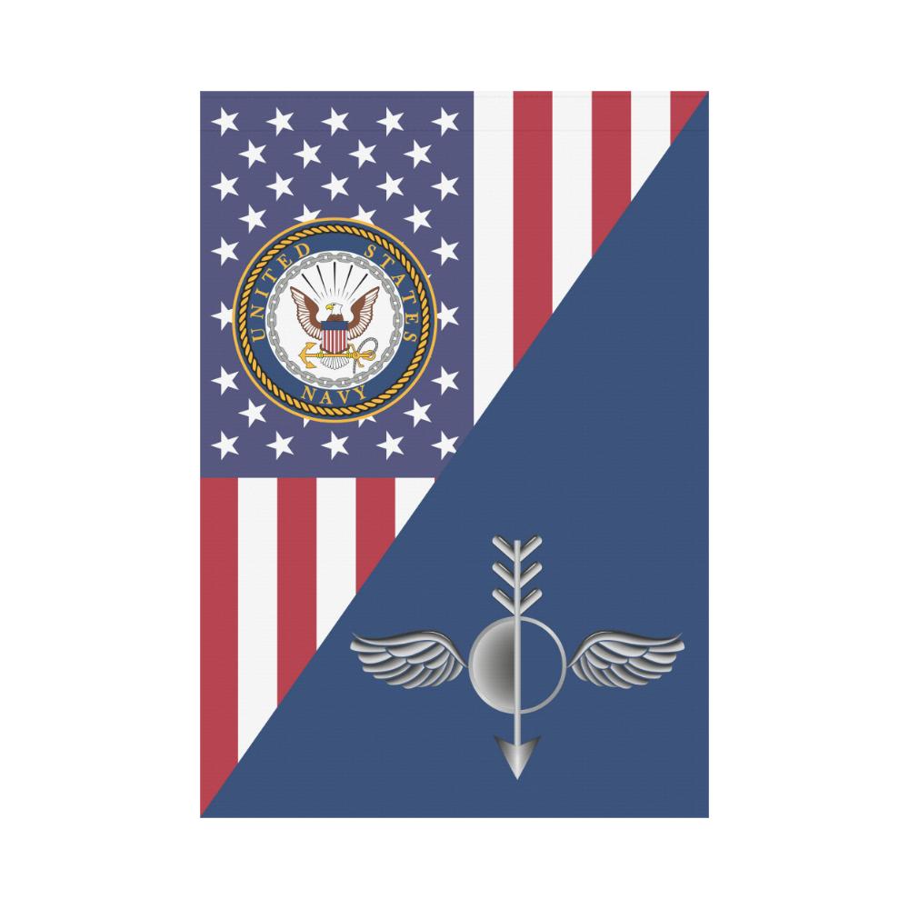 US Navy Aerographers Mate Navy AG House Flag 28 inches x 40 inches Twin-Side Printing-HouseFlag-Navy-Rate-Veterans Nation