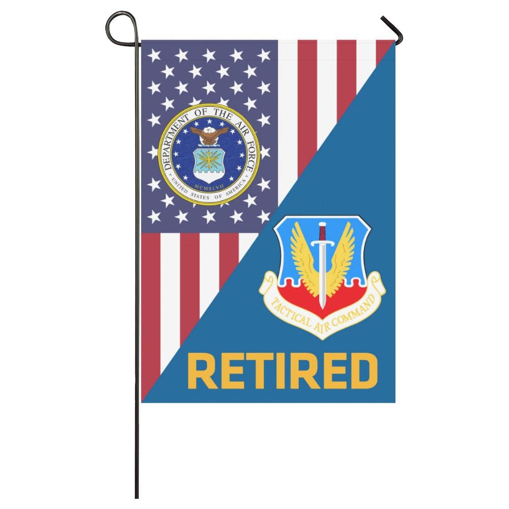 US Air Force Tactical Air Command Retired House Flag 28 inches x 40 inches Twin-Side Printing-HouseFlag-USAF-Shield-Veterans Nation