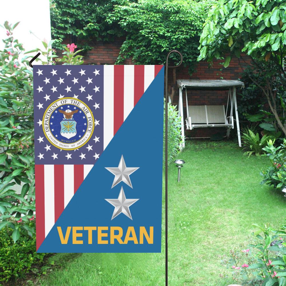 US Air Force O-8 Major General Maj Veteren House Flag 28 inches x 40 inches Twin-Side Printing-HouseFlag-USAF-Ranks-Veterans Nation