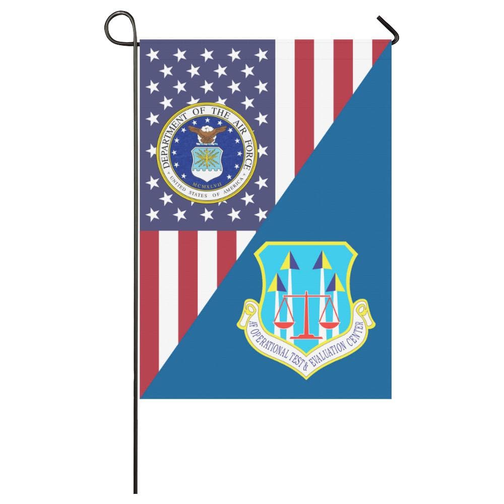 US Air Force Operational Test and Evaluation Cente House Flag 28 inches x 40 inches Twin-Side Printing-HouseFlag-USAF-Shield-Veterans Nation