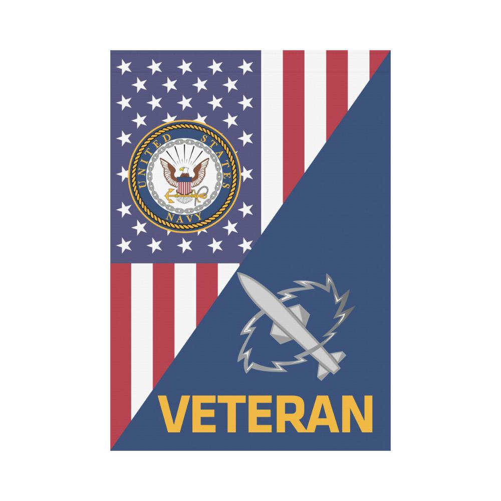 US Navy Missile Technician Navy MT Veteran House Flag 28 inches x 40 inches Twin-Side Printing-HouseFlag-Navy-Rate-Veterans Nation