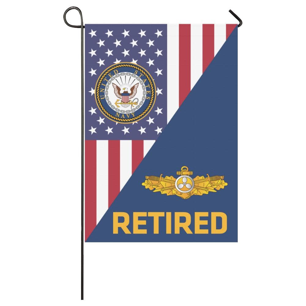 US Navy Engineering Duty Officer Retired House Flag 28 inches x 40 inches Twin-Side Printing-HouseFlag-Navy-Badge-Veterans Nation