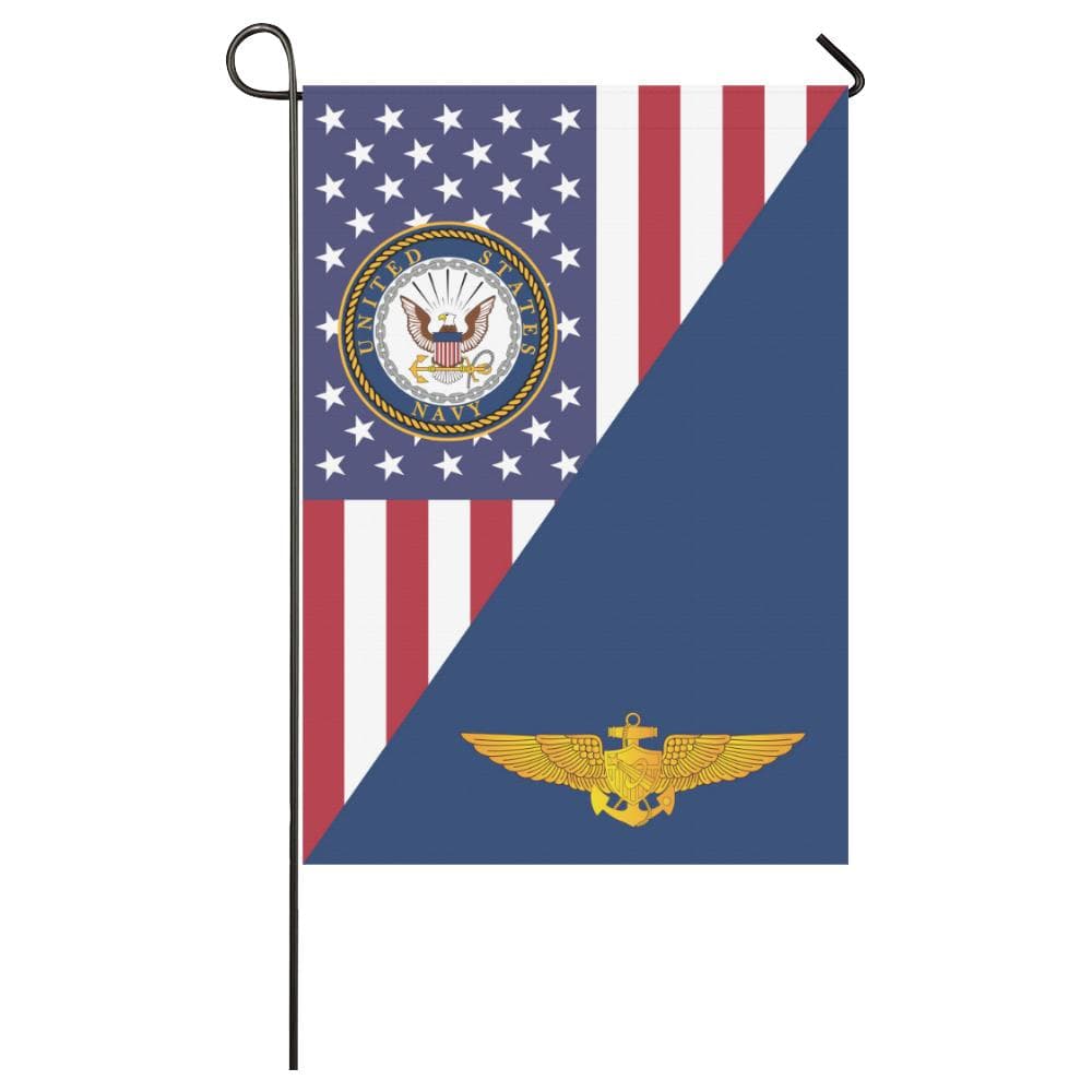 US Navy Naval Astronaut House Flag 28 inches x 40 inches Twin-Side Printing-HouseFlag-Navy-Badge-Veterans Nation