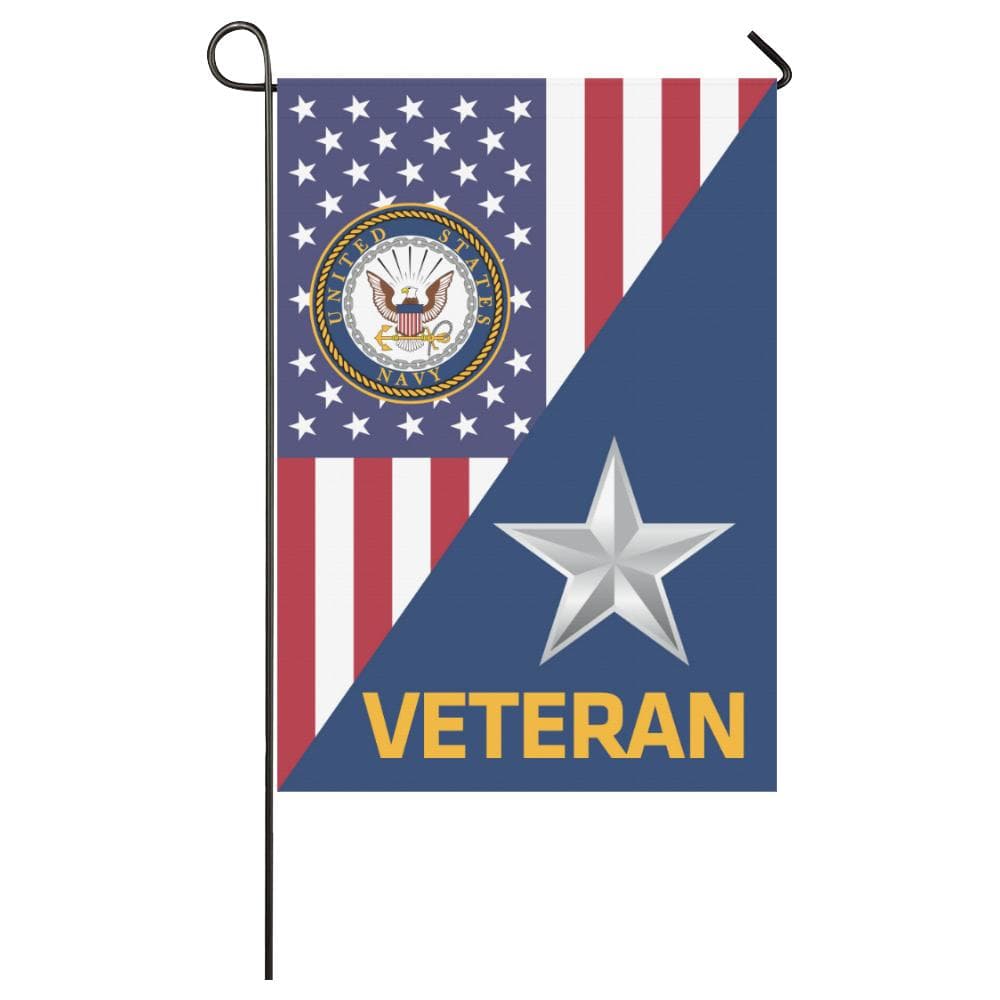 US Navy O-7 Rear Admiral Lower Half O7 RDML Veteran House Flag 28 inches x 40 inches Twin-Side Printing-HouseFlag-Navy-Officer-Veterans Nation