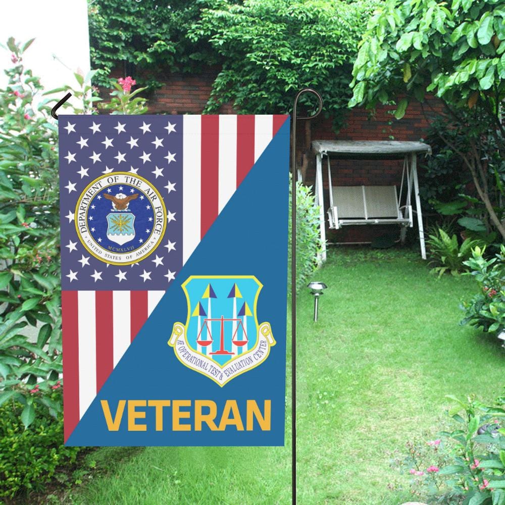 US Air Force Operational Test and Evaluation Center Veteran House Flag 28 inches x 40 inches Twin-Side Printing-HouseFlag-USAF-Shield-Veterans Nation