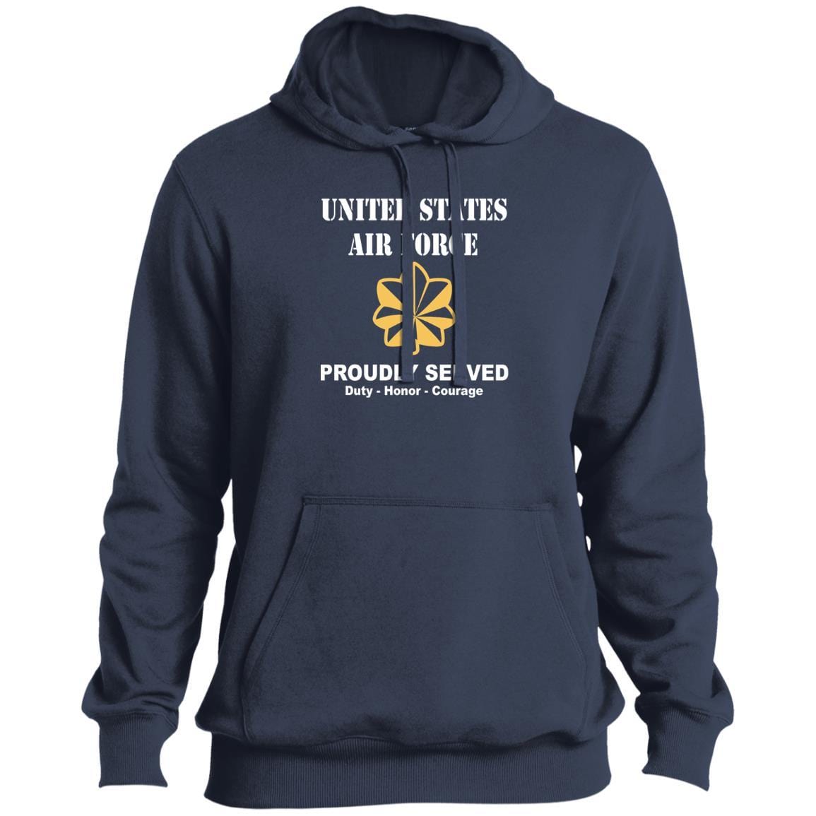 US Air Force O-4 Major Maj O4 Field Officer Ranks T shirt Sport-Tek Tall Pullover Hoodie - T-Shirt-TShirt-USAF-Veterans Nation