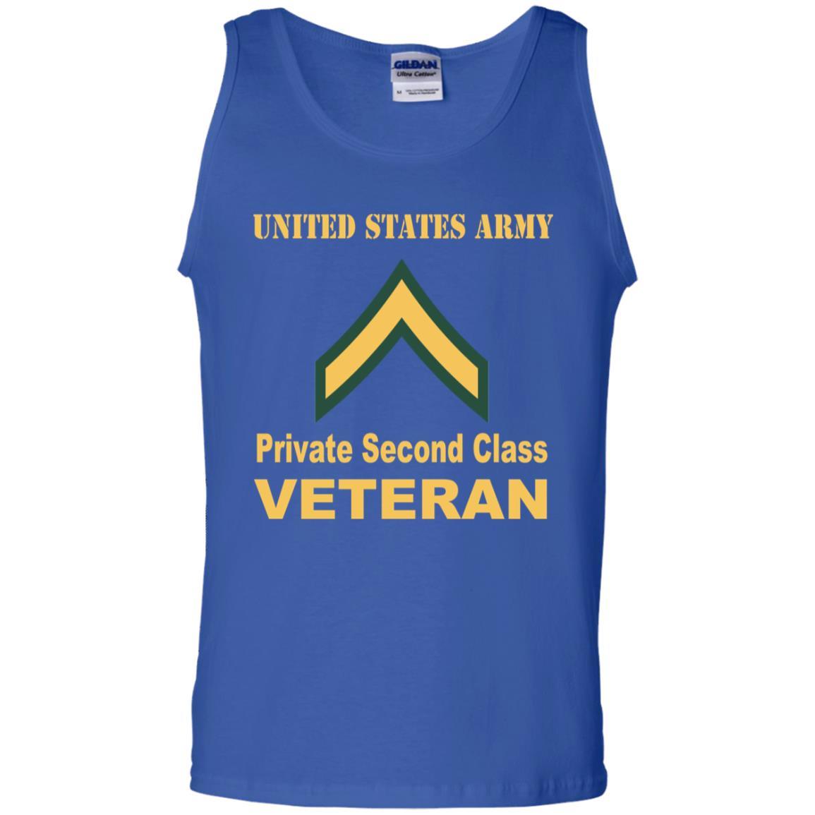 Army E-2 PV2 E2 Private Second Class Enlisted Soldier Veteran Men T Shirt On Front-TShirt-Army-Veterans Nation