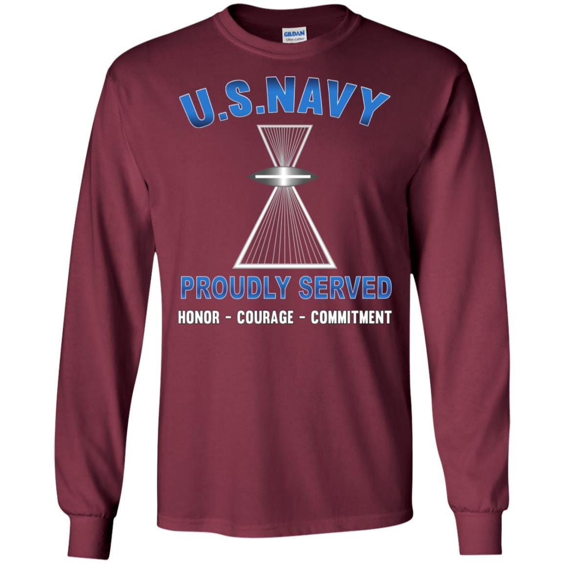 U.S Navy Aviation Photographer's Mate PH - Proudly Served T-Shirt For Men On Front-TShirt-Navy-Veterans Nation