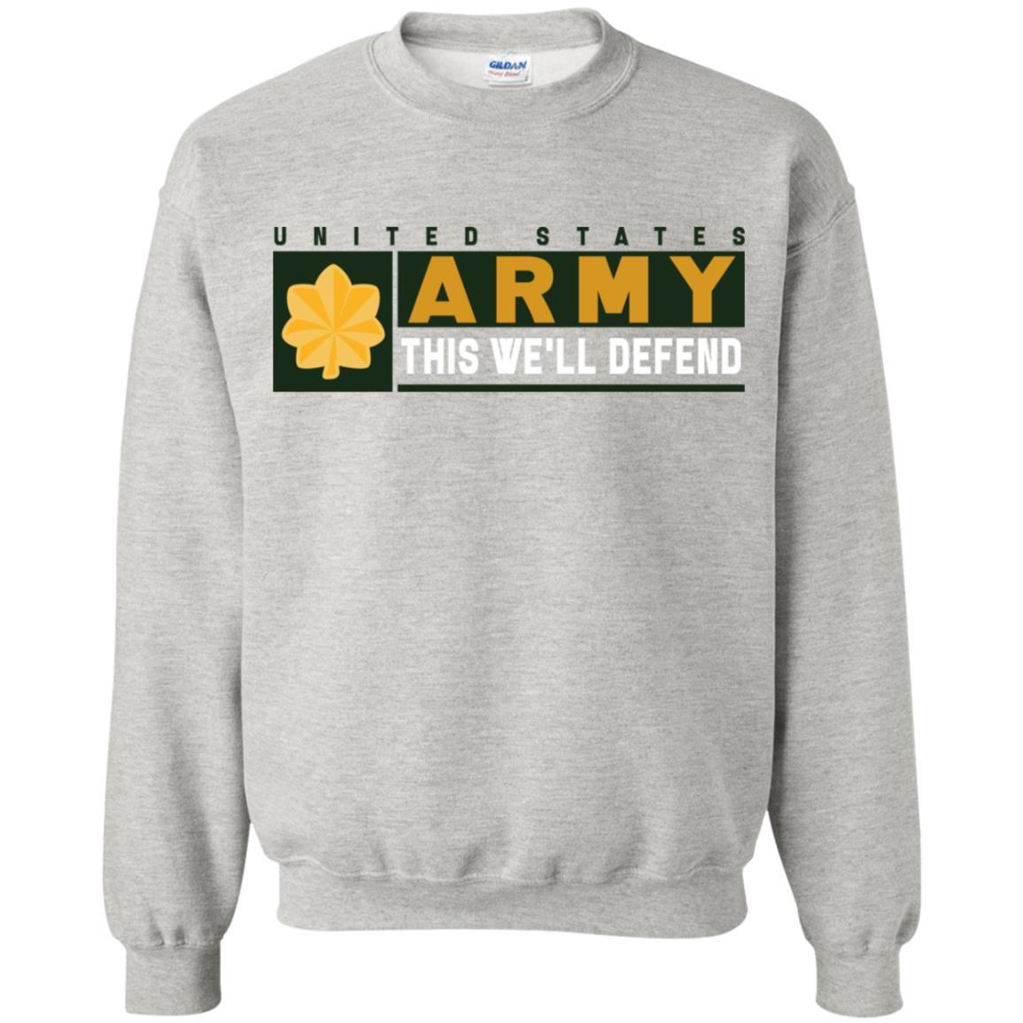 US Army O-4 This We Will Defend Long Sleeve - Pullover Hoodie-TShirt-Army-Veterans Nation
