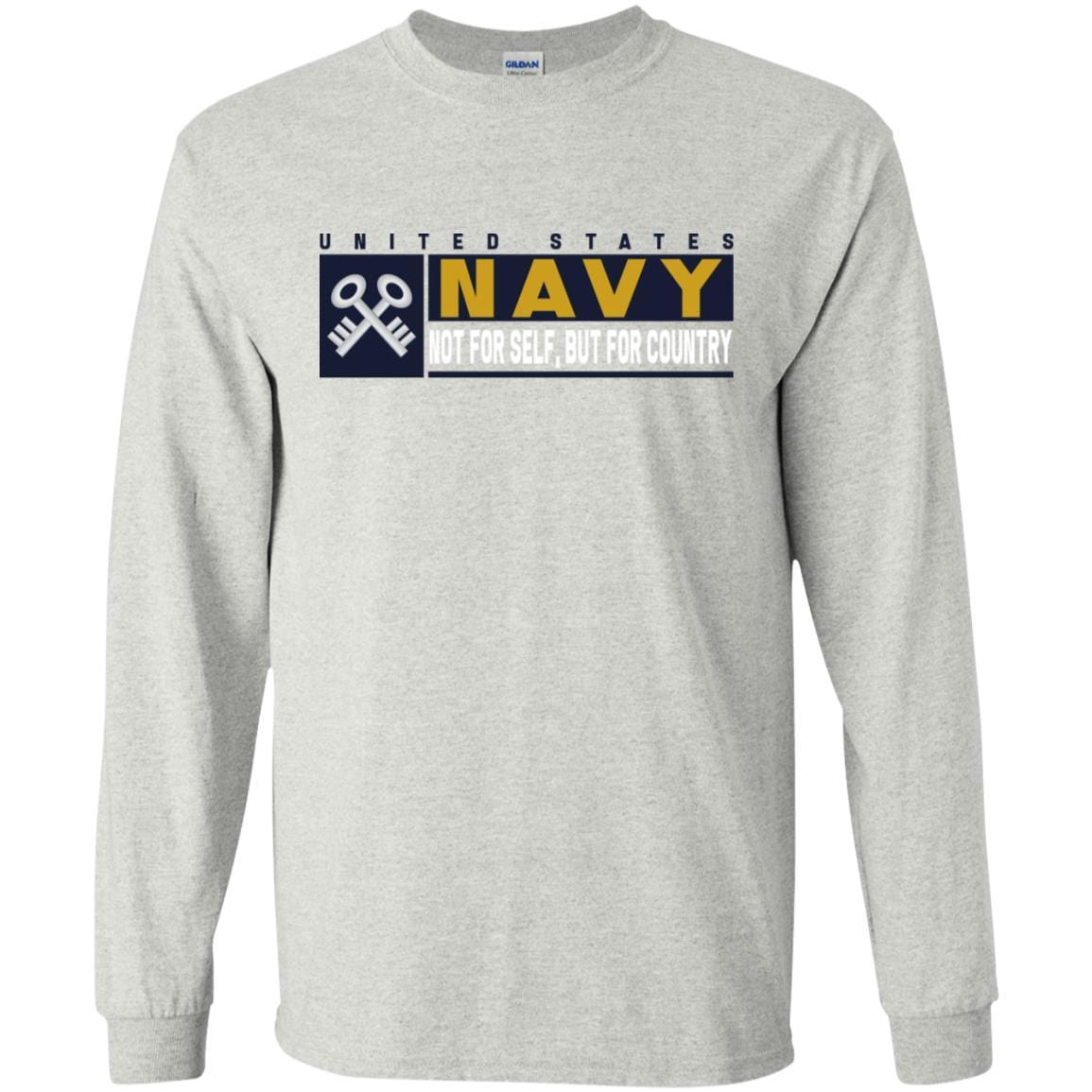 Navy Storekeeper Navy SK- Not for self Long Sleeve - Pullover Hoodie-TShirt-Navy-Veterans Nation