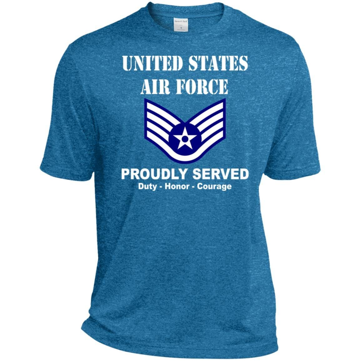 US Air Force E-5 Staff Sergeant SSgt E5 Noncommissioned Officer Ranks T shirt Sport-Tek Tall Pullover Hoodie - T-Shirt-TShirt-USAF-Veterans Nation