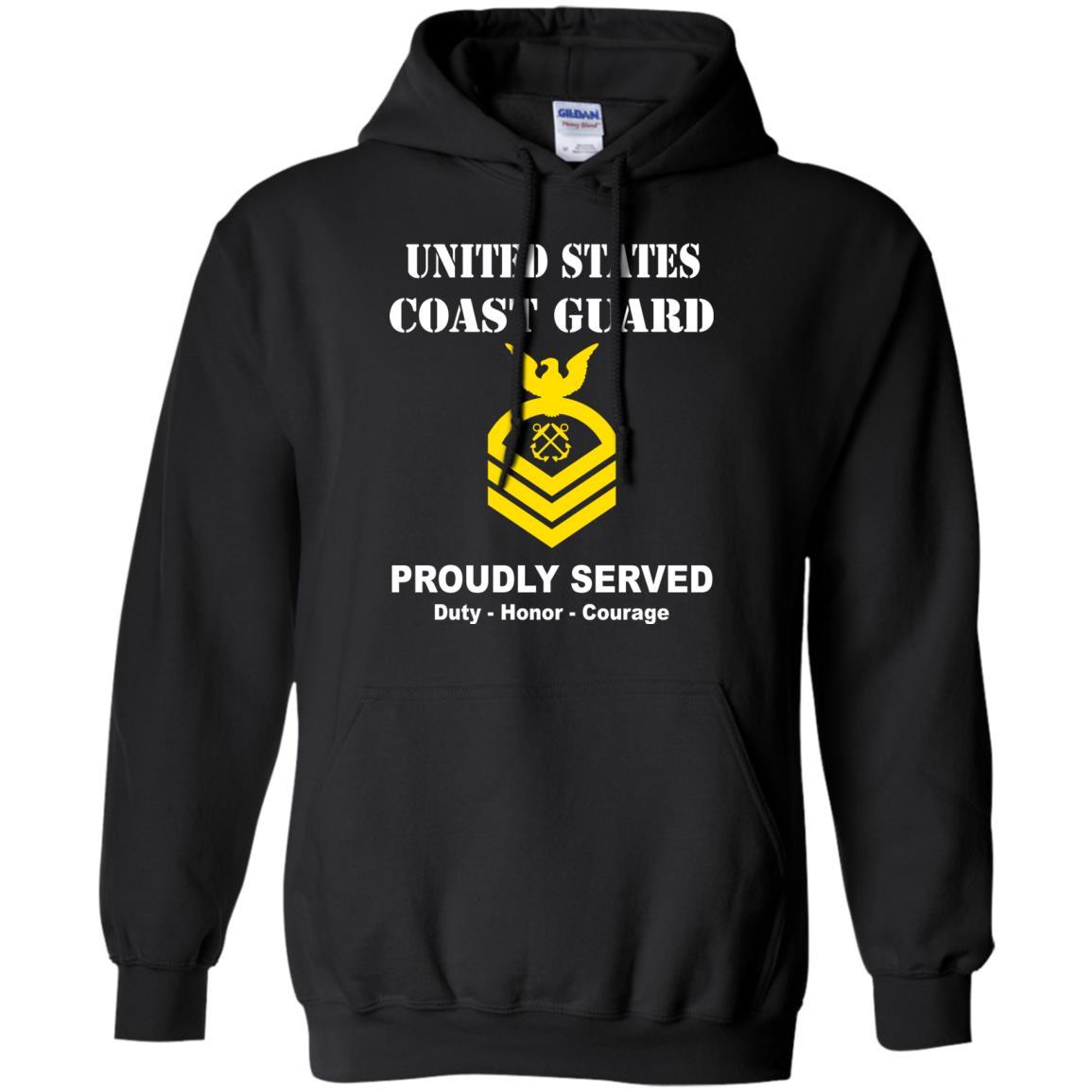 US Coast Guard E-7 Chief Petty Officer E7 CPO Chief Petty Officer Men Front USCG T Shirt-TShirt-USCG-Veterans Nation