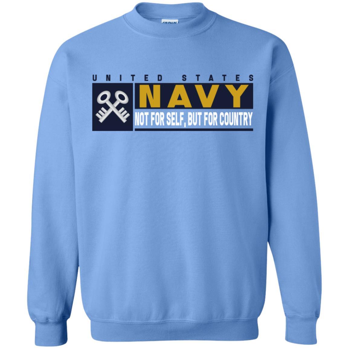 Navy Storekeeper Navy SK- Not for self Long Sleeve - Pullover Hoodie-TShirt-Navy-Veterans Nation