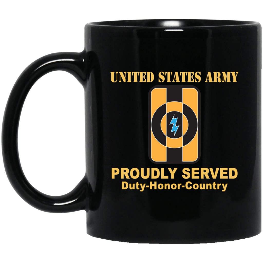 US ARMY 49TH QUARTERMASTER GROUP- 11 oz - 15 oz Black Mug-Mug-Army-CSIB-Veterans Nation