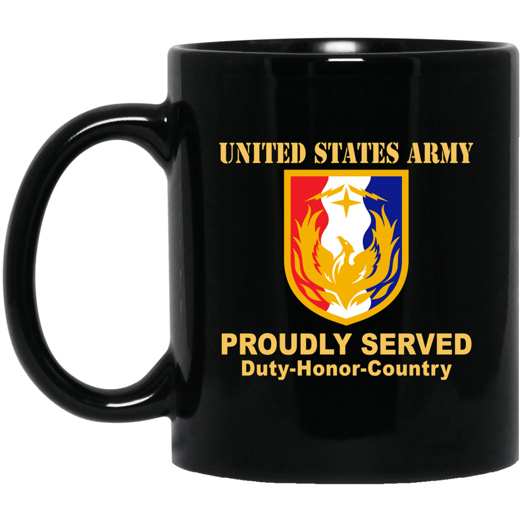 US ARMY 36TH SUSTAINMENT BRIGADE - 11 oz - 15 oz Black Mug-Mug-Army-CSIB-Veterans Nation