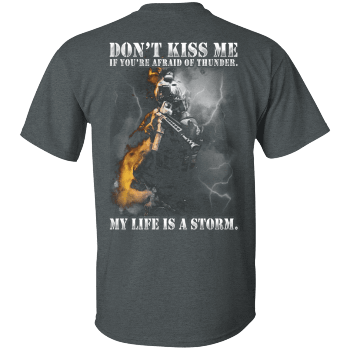 Military T-Shirt "My Life Is Storm Veteran"-TShirt-General-Veterans Nation