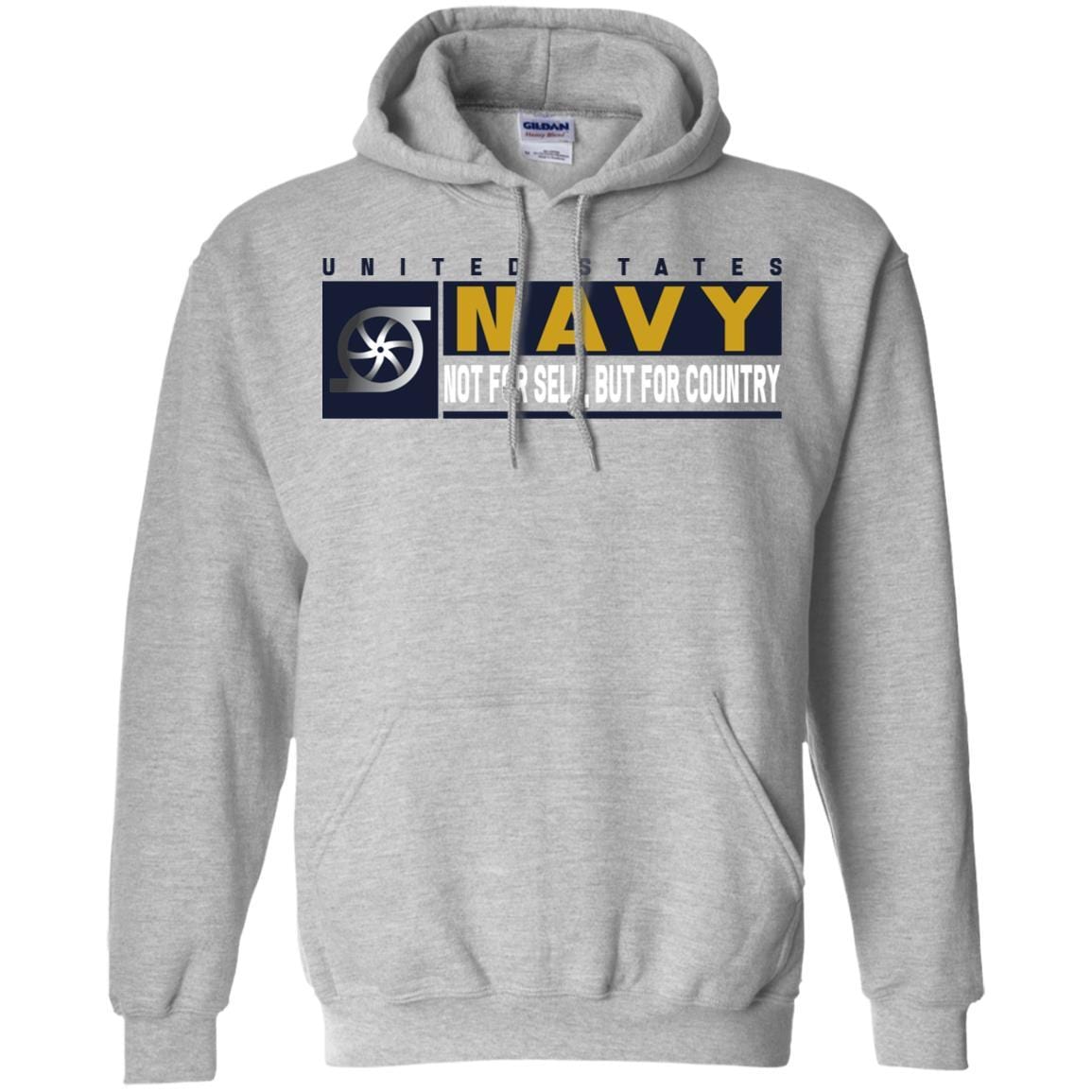 Navy Gas Turbine Systems Technician Navy GS- Not for self Long Sleeve - Pullover Hoodie-TShirt-Navy-Veterans Nation