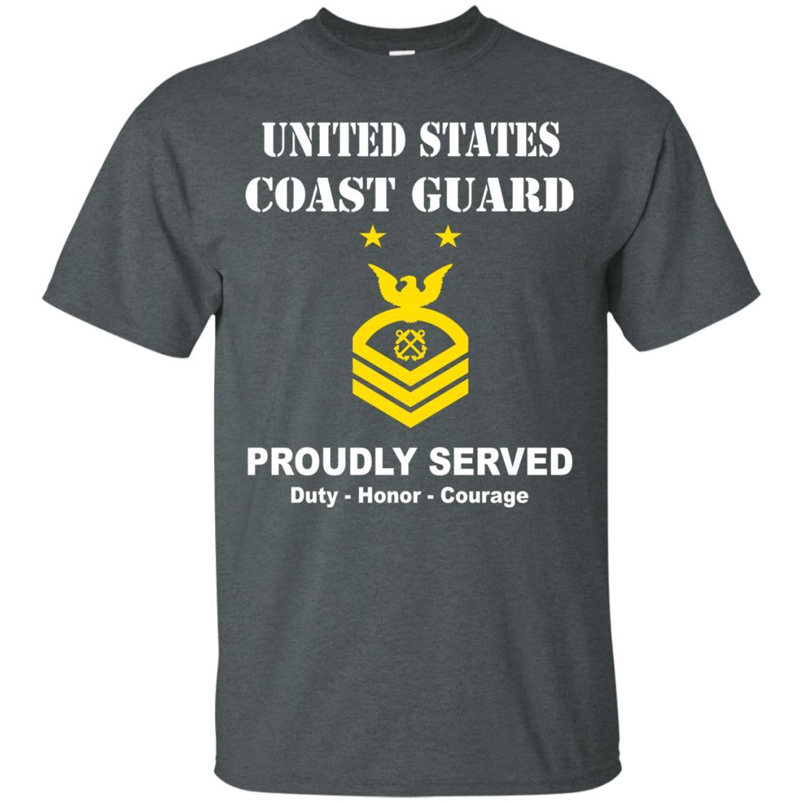 US Coast Guard E-9 Master Chief Petty Officer E9 MCPO Chief Petty Officer Men Front USCG T Shirt-TShirt-USCG-Veterans Nation