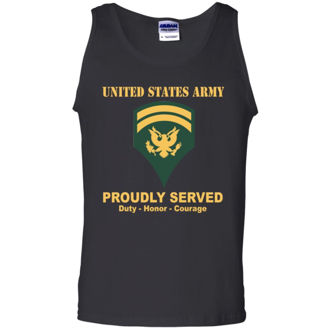 US Army E-6 SPC E6 Specialist Ranks Men Front Shirt US Army Rank-TShirt-Army-Veterans Nation