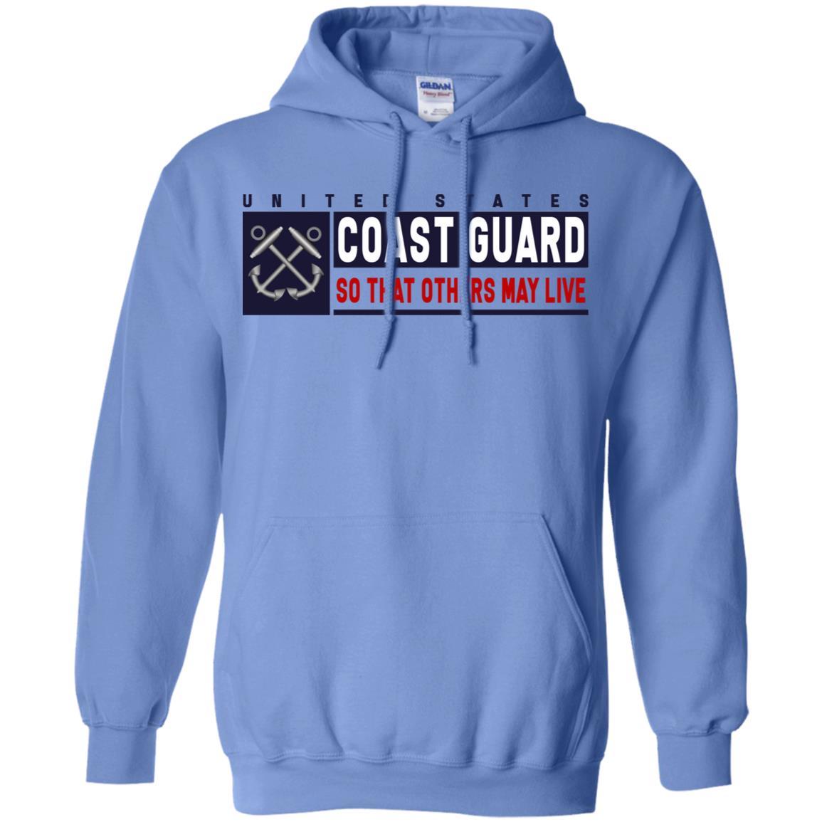 US Coast Guard Boatswains Mate BM Logo- So that others may live Long Sleeve - Pullover Hoodie-TShirt-USCG-Veterans Nation