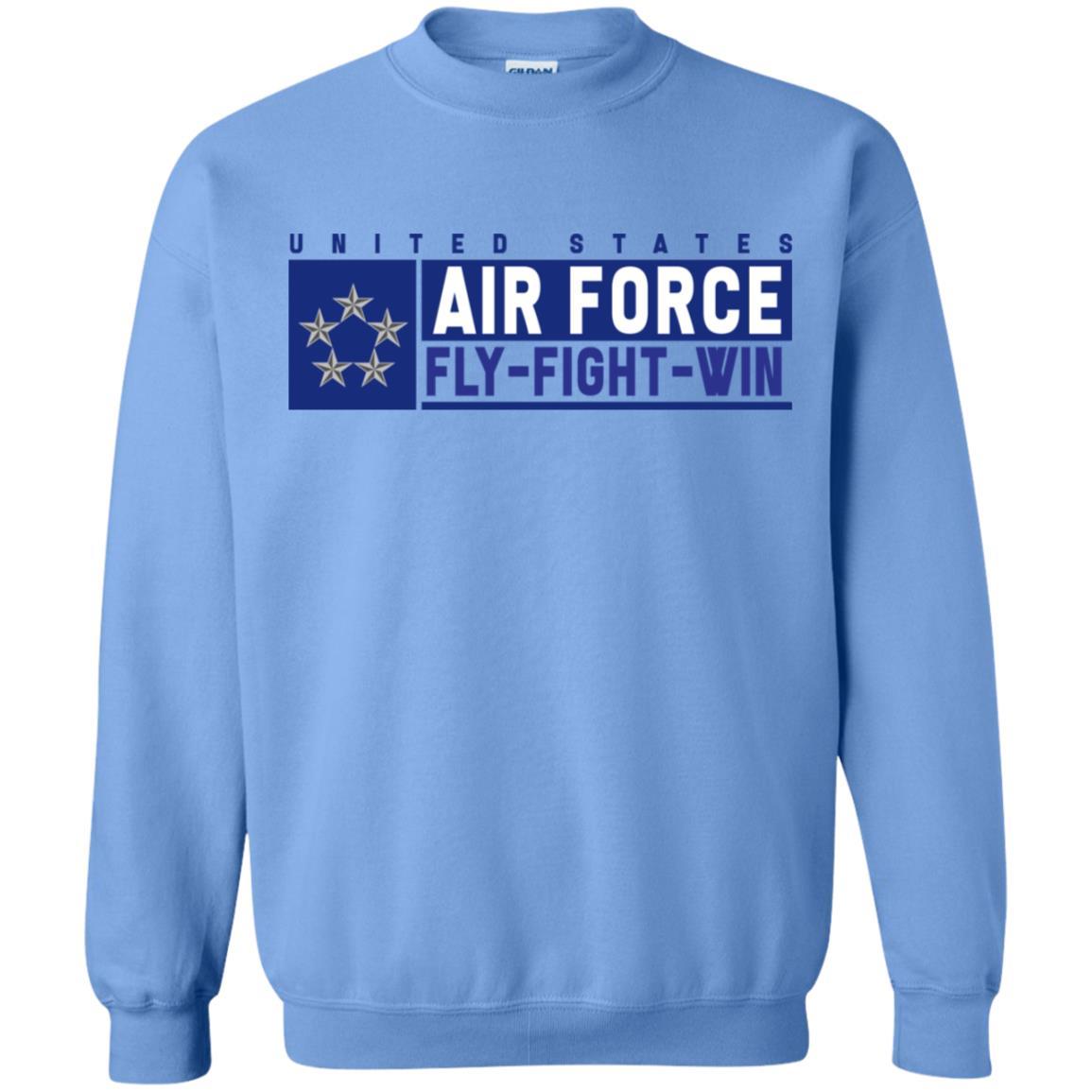 US Air Force O-10 General of the Air Force Fly - Fight - Win Long Sleeve - Pullover Hoodie-TShirt-USAF-Veterans Nation