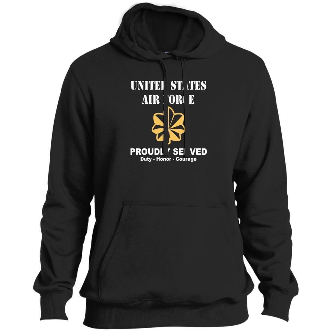 US Air Force O-4 Major Maj O4 Field Officer Ranks T shirt Sport-Tek Tall Pullover Hoodie - T-Shirt-TShirt-USAF-Veterans Nation