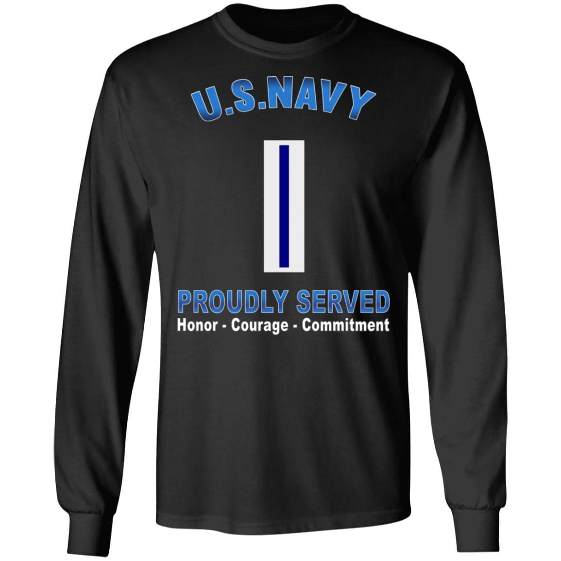 US Navy W-5 Chief Warrant Officer 5 W5 CW5 Warrant Officer Ranks Proudly Served T-Shirt On Front-Apparel-Veterans Nation