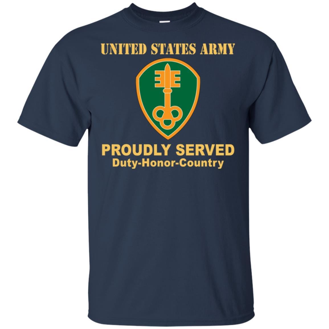 US ARMY 300 MILITARY POLICE BRIGADE- Proudly Served T-Shirt On Front For Men-TShirt-Army-Veterans Nation
