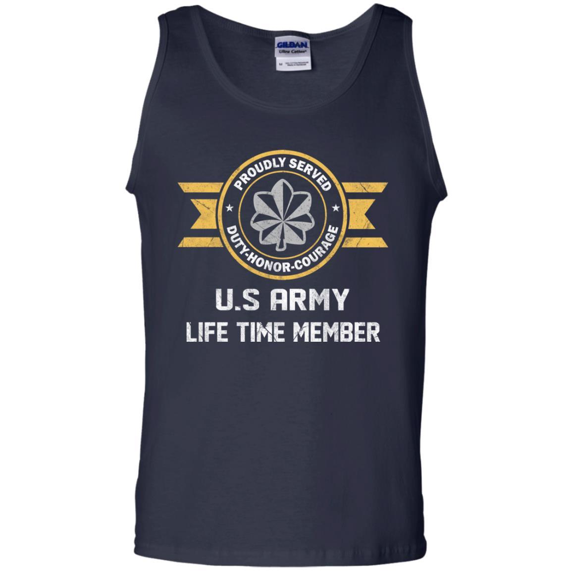 Life Time Member - US Army O-5 Lieutenant Colonel O5 LTC Field Officer Ranks Men T Shirt On Front-TShirt-Army-Veterans Nation