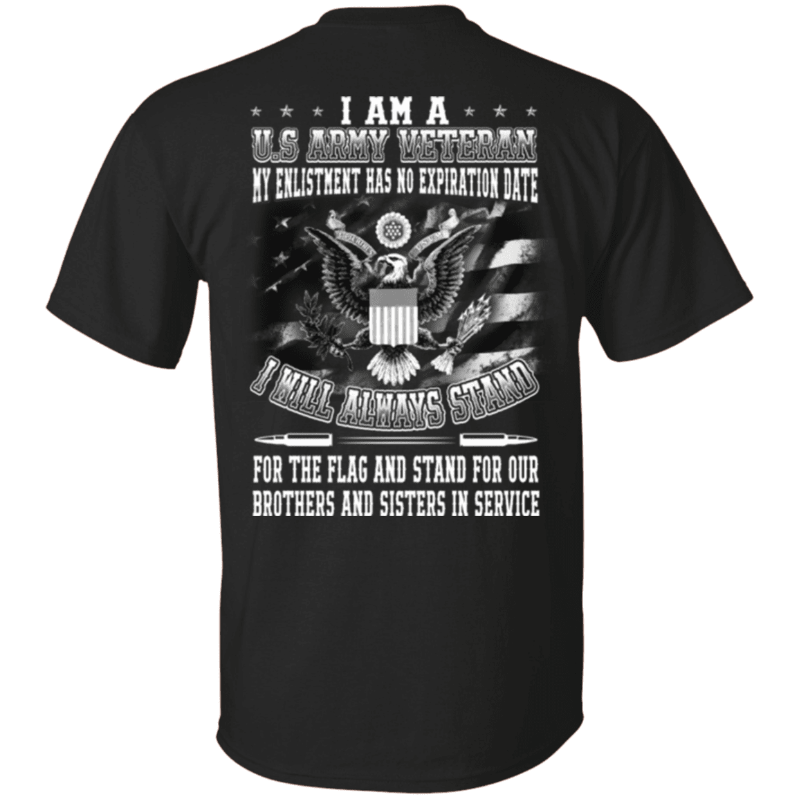 Military T-Shirt "I am A US Amry Veteran"-TShirt-General-Veterans Nation