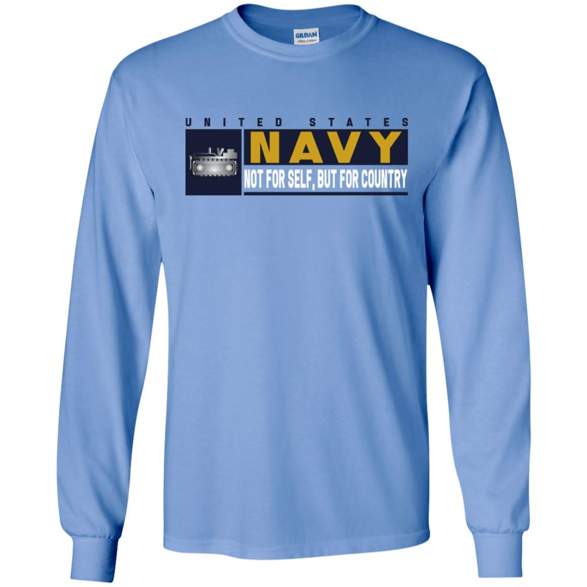 Navy Equipment Operator Navy EO- Not for self Long Sleeve - Pullover Hoodie-TShirt-Navy-Veterans Nation